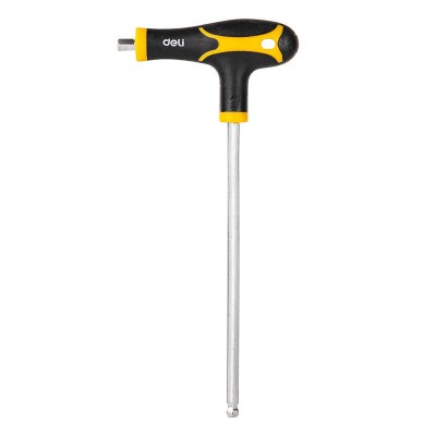 Deli Tools EDL233208 T-tipo rutuliniai šešiakampiai raktai, 8