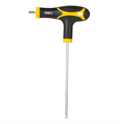 Deli Tools EDL233208 T-tipo rutuliniai šešiakampiai raktai, 8