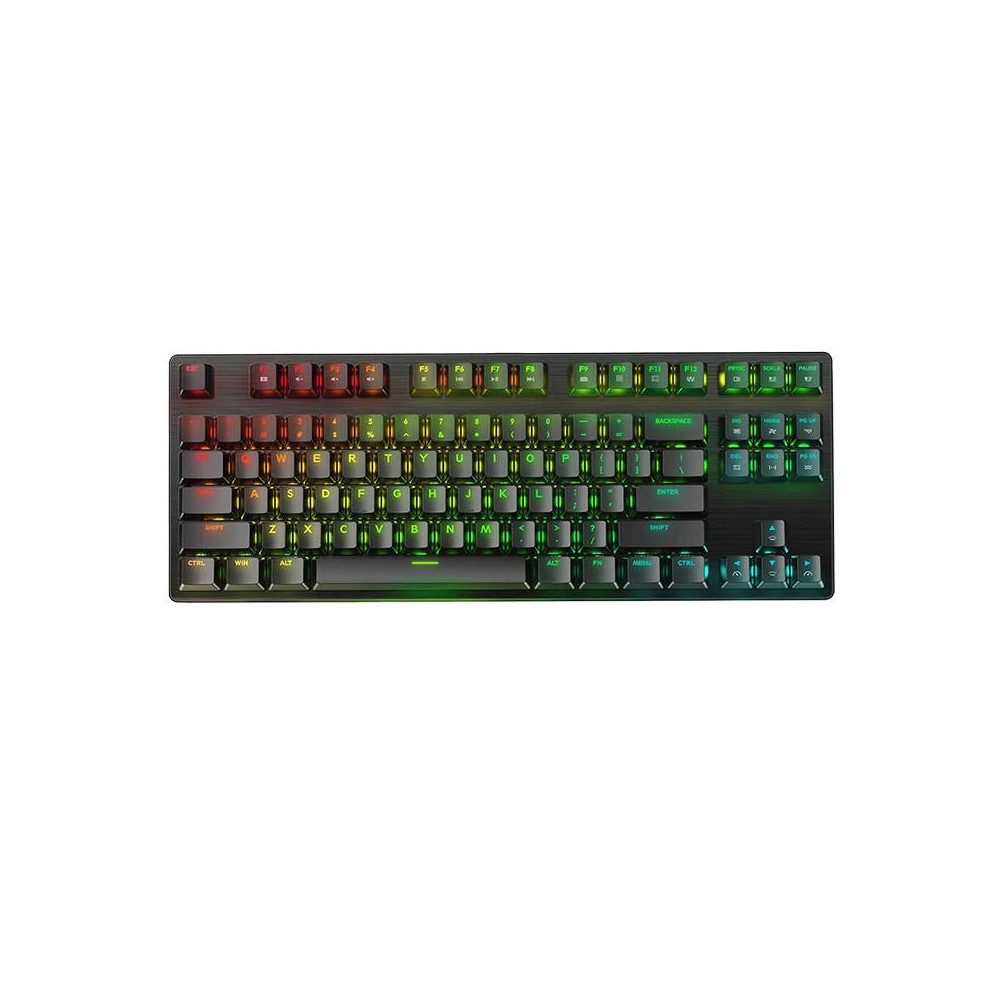 BlitzWolf BW-KB2 žaidimų klaviatūra, mechaninė, raudonas
