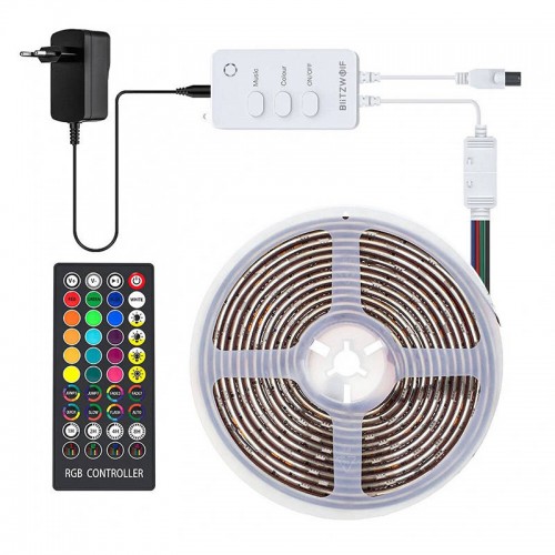 Blitzwolf BW-LT34 išmanioji LED juosta (5 m)-SMART LED juostos