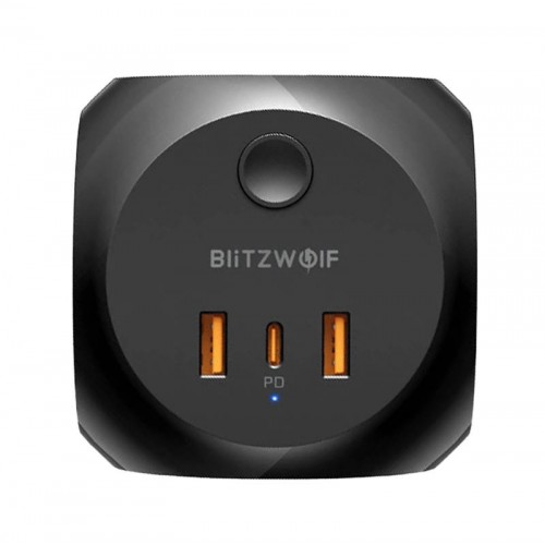 Blitzwolf BW-PC1 Maitinimo įkroviklis su 3 kintamosios srovės
