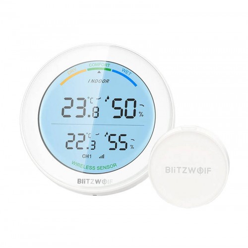 Blitzwolf BW-WS01 belaidė meteorologinė stotis, 433 MHz