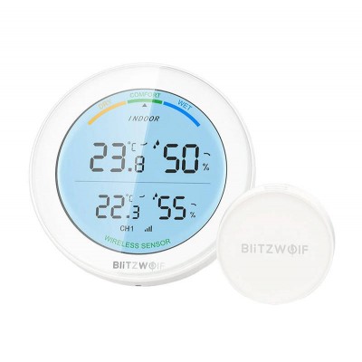 Blitzwolf BW-WS01 belaidė meteorologinė stotis, 433 MHz