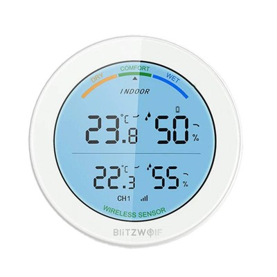 Blitzwolf BW-WS01 belaidė meteorologinė stotis, 433 MHz