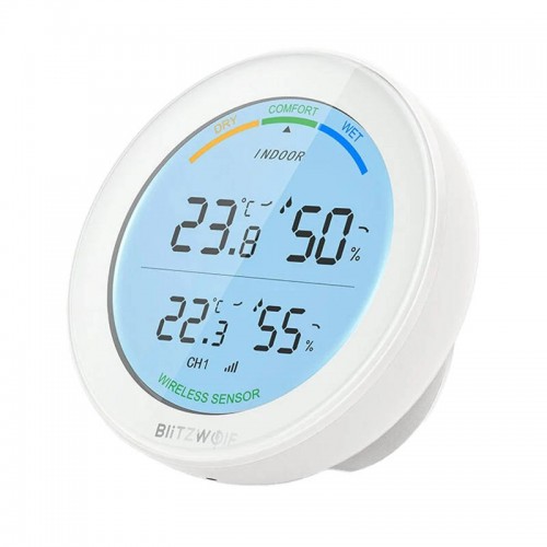 Blitzwolf BW-WS01 belaidė meteorologinė stotis, 433 MHz