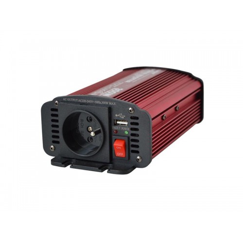 Maitinimo inverteris CARSPA CAR300 24V/230V 300W USB-Inverteriai