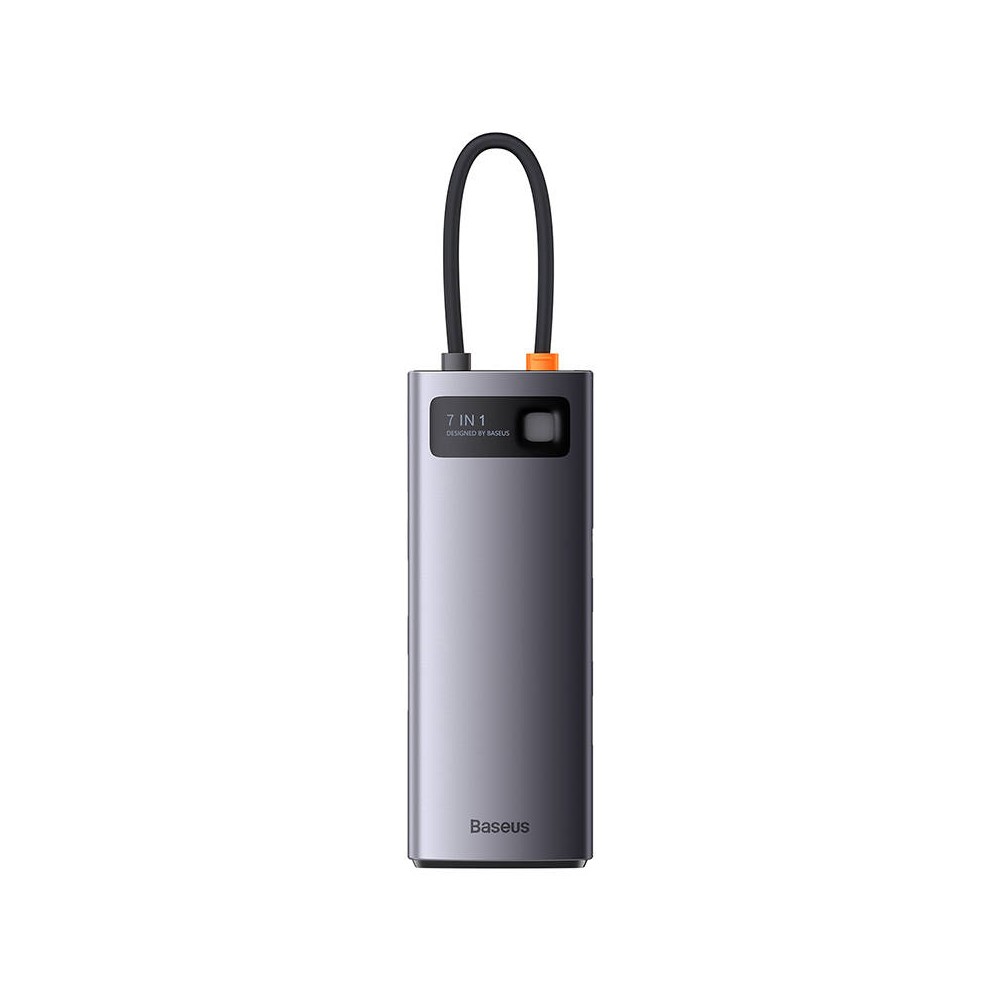 Centratorius 7in1 Baseus Metal Gleam Series, USB-C į 3x USB 3.0