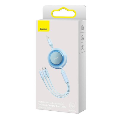 "Baseus" Bright Mirror 2, USB 3-IN-1 laidas micro USB / USB-C /