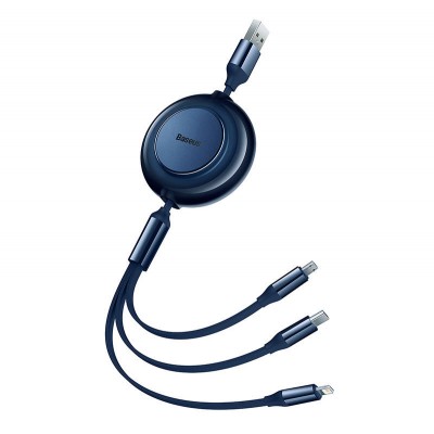 "Baseus" Bright Mirror 2, USB 3-IN-1 laidas micro USB / USB-C /