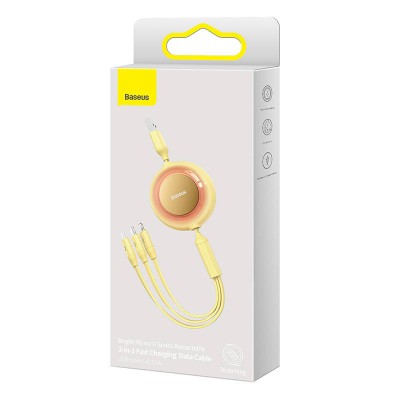 "Baseus" Bright Mirror 2, USB 3-IN-1 laidas micro USB / USB-C /
