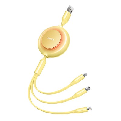 "Baseus" Bright Mirror 2, USB 3-IN-1 laidas micro USB / USB-C /