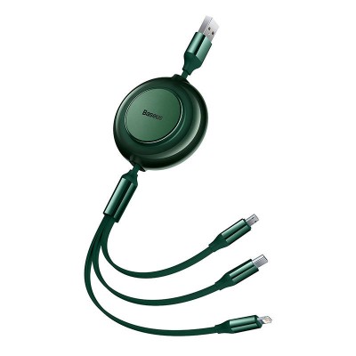 "Baseus" Bright Mirror 2, USB 3-IN-1 laidas micro USB / USB-C /