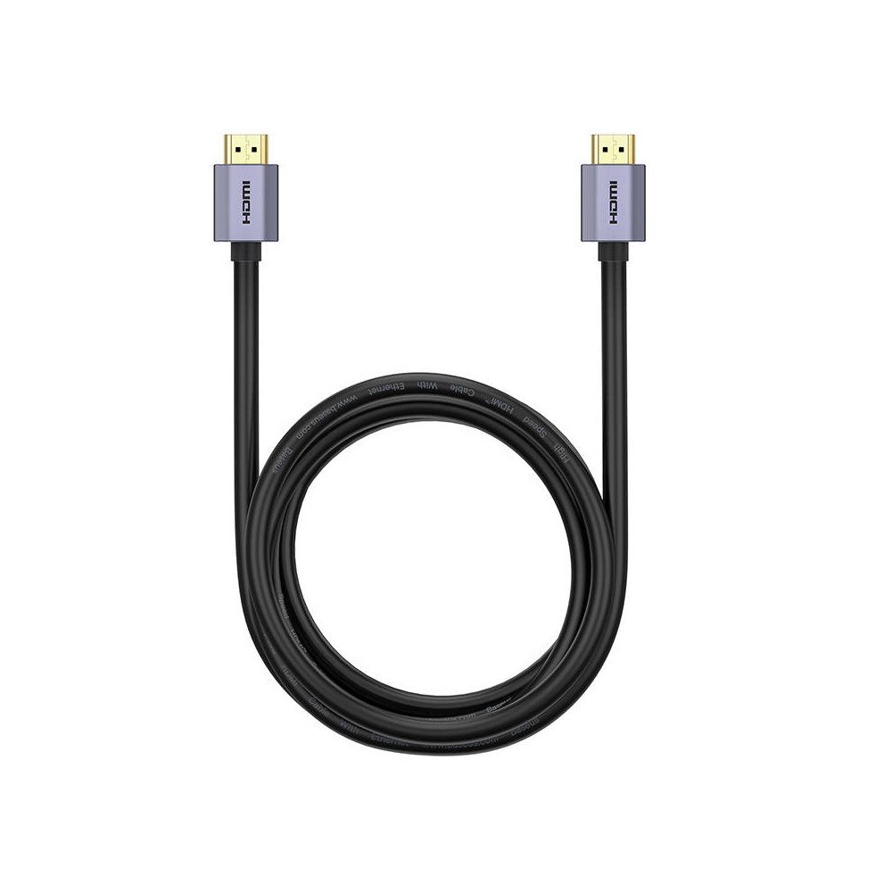 Câble HDMI Mâle / Mâle coudé 4K noir Blyss Or, 3 m