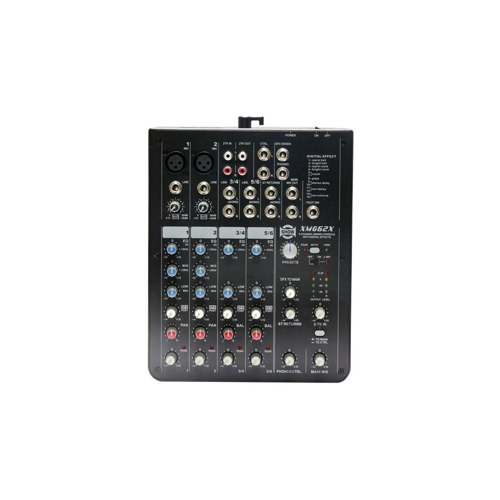 MIKŠERIS pultas SHOW XMG-62X-MIKŠERIAI