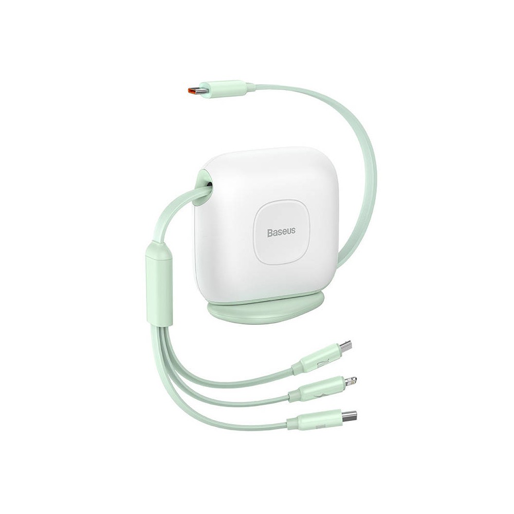 Baseus Traction 3-IN-1 USB-C laidas USB-C / Lightning / Micro