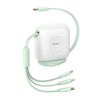 Baseus Traction 3-IN-1 USB-C laidas USB-C / Lightning / Micro