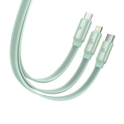 Baseus Traction 3-IN-1 USB-C laidas USB-C / Lightning / Micro