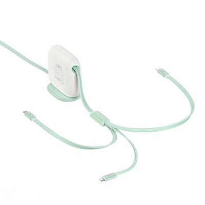 Baseus Traction 3-IN-1 USB-C laidas USB-C / Lightning / Micro