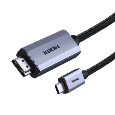 "Baseus USB-C-HDMI kabelis, 4K, 3 m (juodas)-Pagrindinis