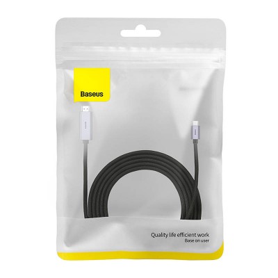 "Baseus USB-C-HDMI kabelis, 4K, 3 m (juodas)-Pagrindinis