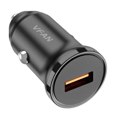 Vipfan C02 automobilinis įkroviklis, USB, 18 W, Quick Charge