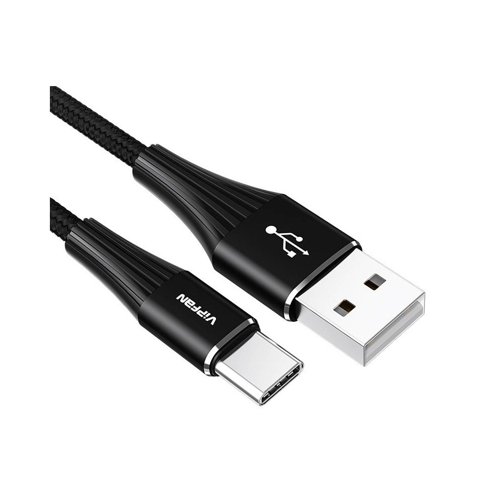 Vipfan A01 USB į USB-C kabelis, 3A, 1,2 m, pintas