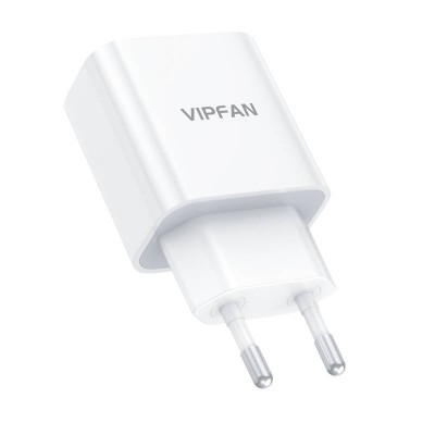 Vipfan E04 tinklo įkroviklis, USB-C, 20 W, QC 3.0