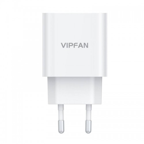 Vipfan E04 tinklo įkroviklis, USB-C, 20 W, QC 3.0