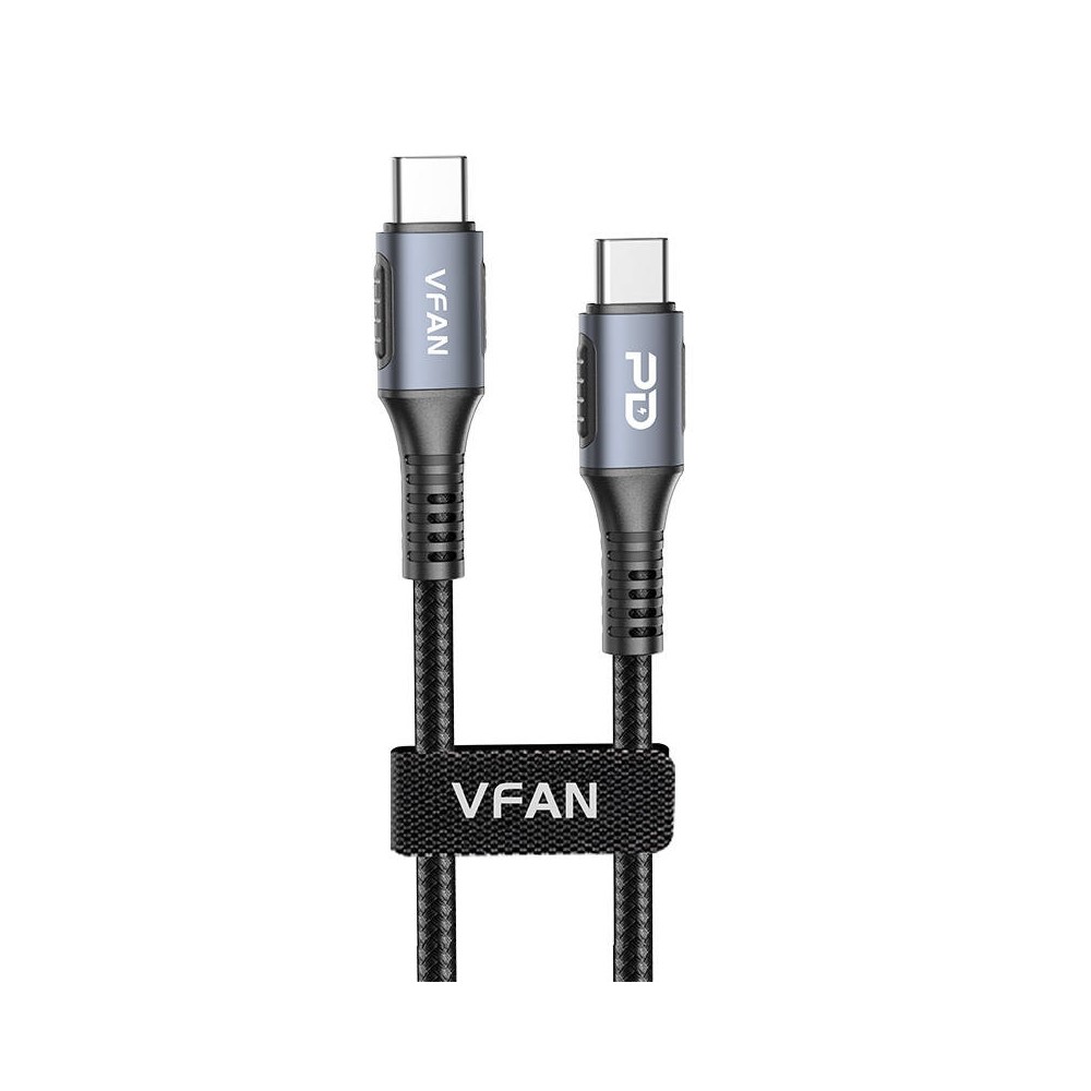 USB-C į USB-C laidas Vipfan P07, 60W, PD, 1,2 m