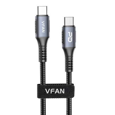 USB-C į USB-C laidas Vipfan P07, 60W, PD, 1,2 m