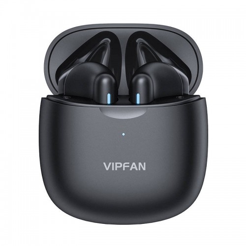 TWS Vipfan T06 belaidės ausinės, "Bluetooth 5.0" (juodos