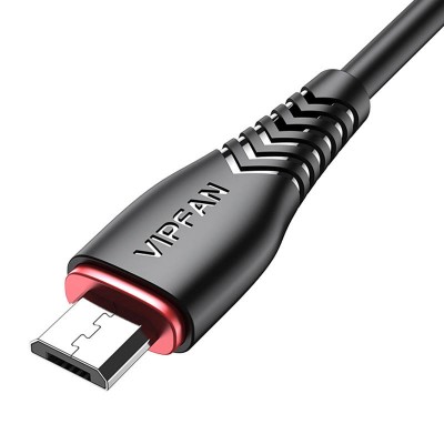 Vipfan X01 3w1 USB-C/Lightning/Micro 3A 3,5A USB kabelis