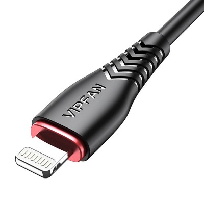 Vipfan X01 3w1 USB-C/Lightning/Micro 3A 3,5A USB kabelis