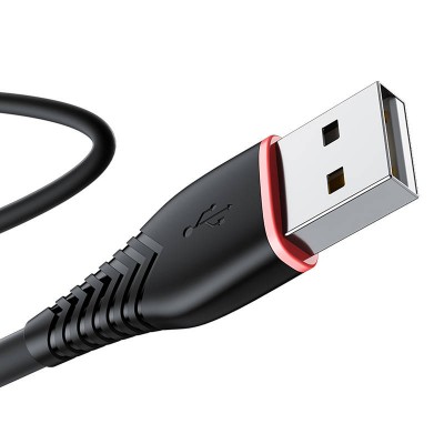 USB-Mikro USB kabelis Vipfan Anti-X01, 3A, 1 m