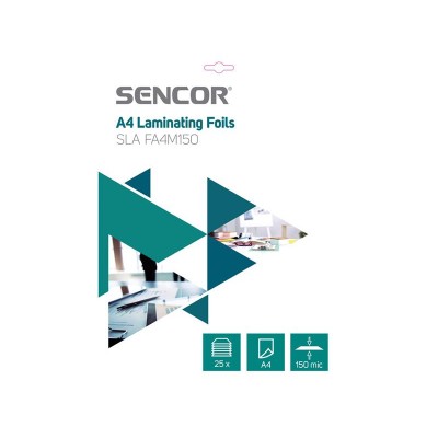 Laminavimo plėvelė SENCOR SLA FA4M150 A4 150mic