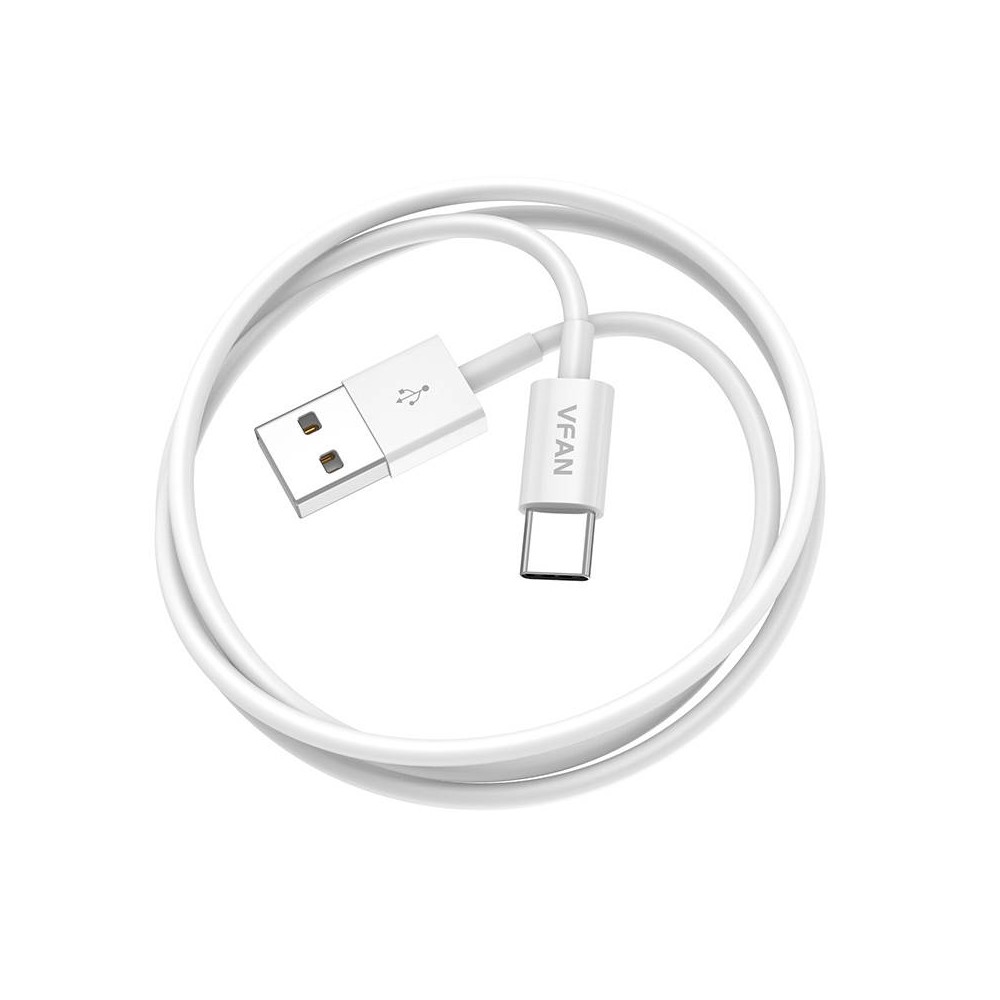 USB į USB-C laidas Vipfan X03, 3A, 1 m (baltas)-Pagrindinis