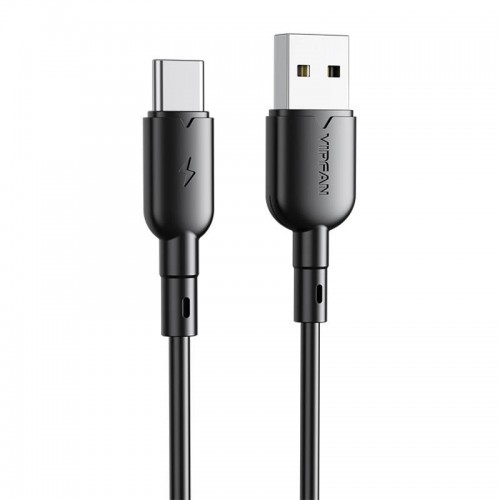 USB į USB-C laidas Vipfan Spalvotas X11, 3A, 1 m