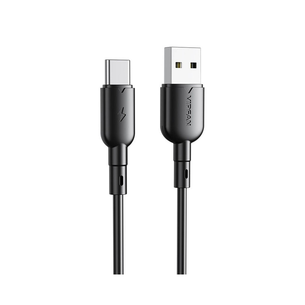 USB į USB-C laidas Vipfan Spalvotas X11, 3A, 1 m