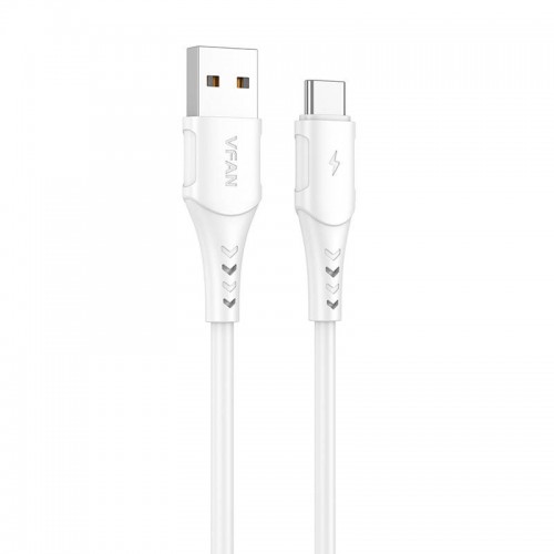 USB į USB-C laidas Vipfan Spalvotas X12, 3A, 1 m