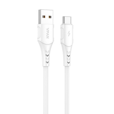 USB į USB-C laidas Vipfan Spalvotas X12, 3A, 1 m