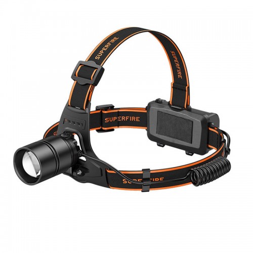 Priekinis žibintas Superfire HL70, 500lm, USB-Pagrindinis