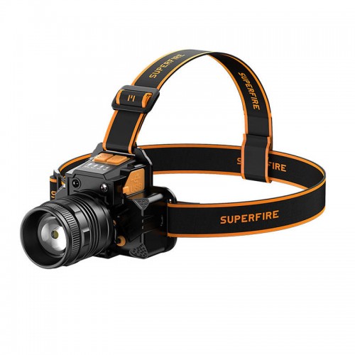 Priekinis žibintas Superfire HL58, 350lm, USB-Pagrindinis