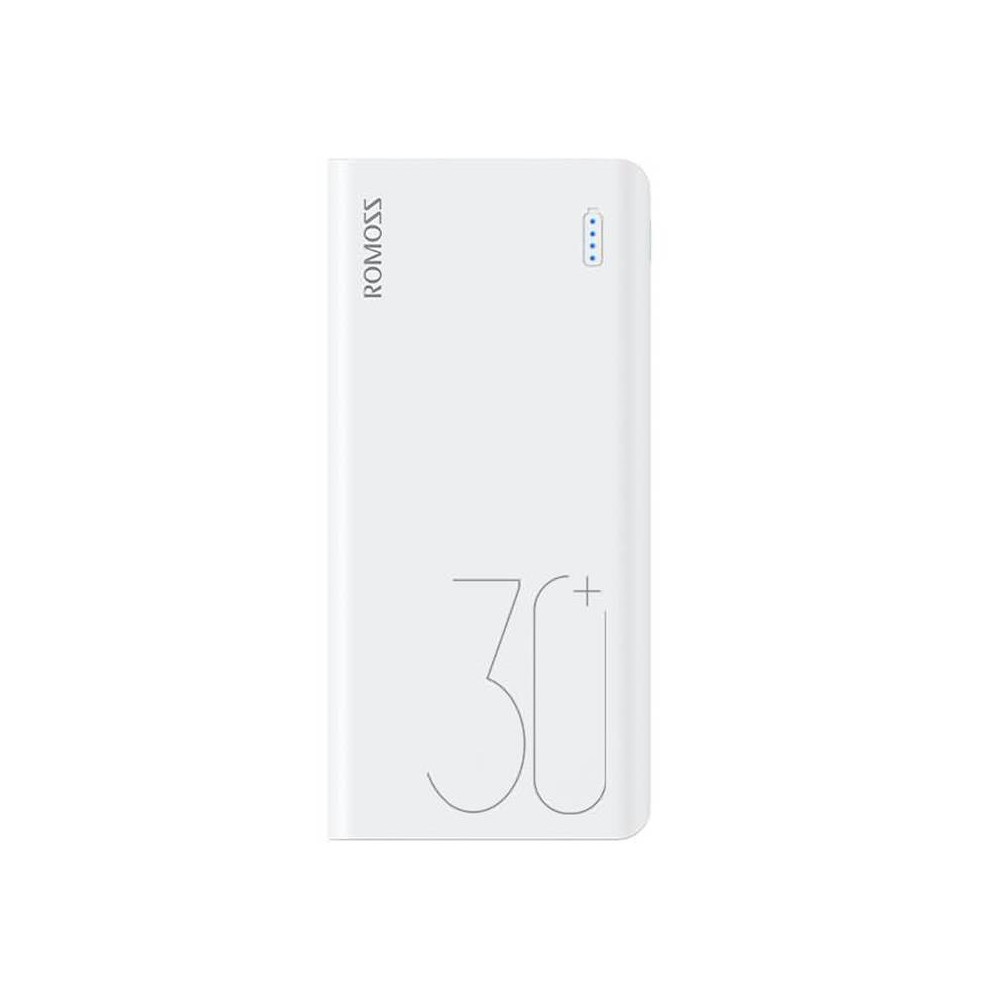 Powerbank Romoss Sense 8+ 30000mAh (baltas)-Powerbank