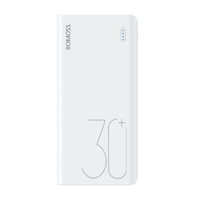 Powerbank Romoss Sense 8+ 30000mAh (baltas)-Powerbank