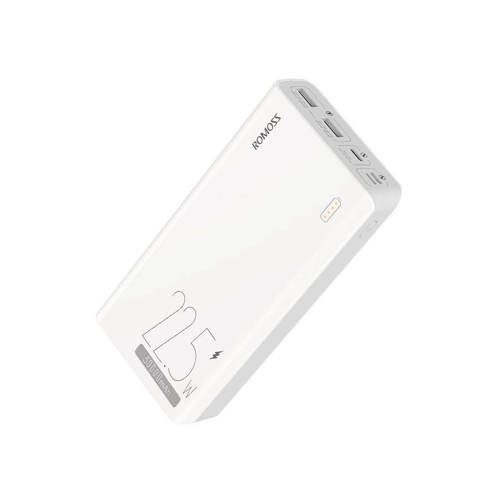 Powerbank Romoss SENSE8F 30000mAh, 22,5W (baltas)-Powerbank