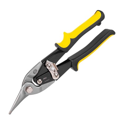 Kairės aviacijos snaiperis Deli Tools EDL20031, 250 mm (juodai