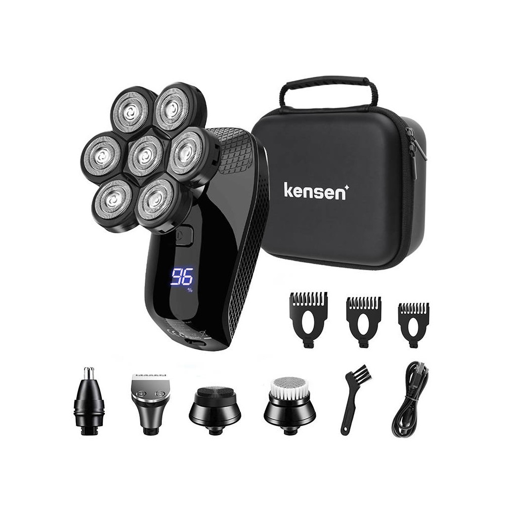 Kensen 5-IN-1 elektrinis skustuvas su 7D galvute-Pagrindinis