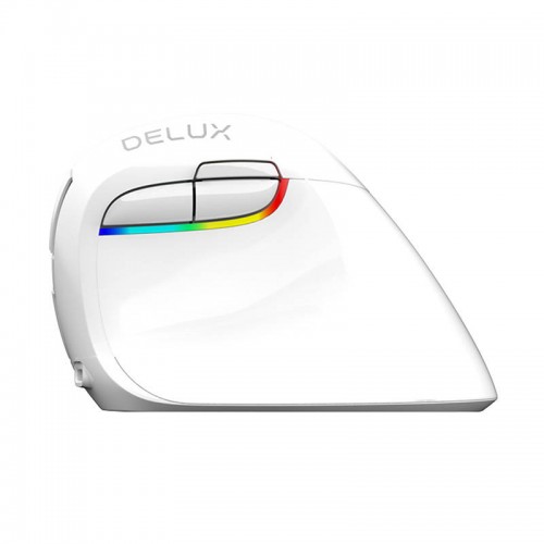 Belaidė vertikalioji pelė Delux M618Mini DB BT+2.4G 2400DPI