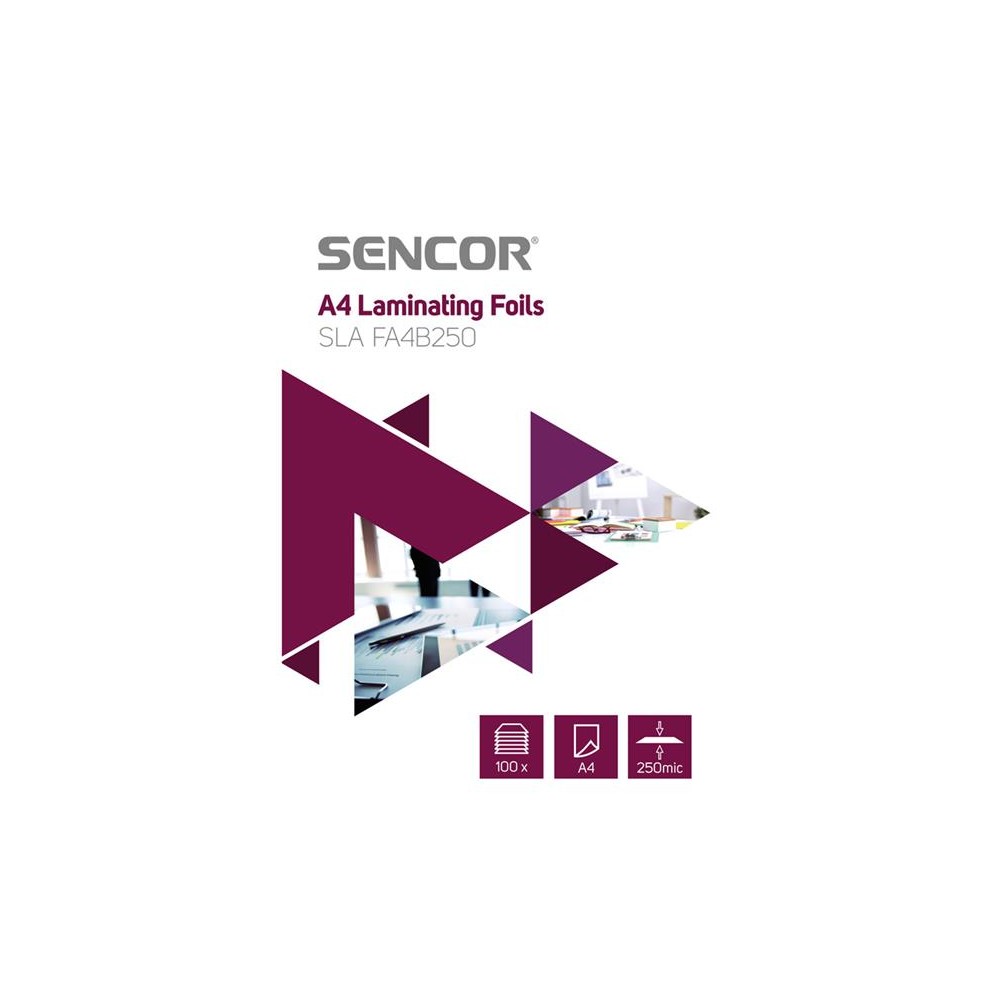 Laminavimo plėvelė SENCOR SLA FA4B250 A4 250mic