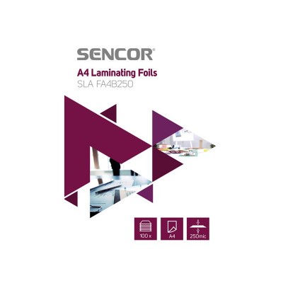 Laminavimo plėvelė SENCOR SLA FA4B250 A4 250mic